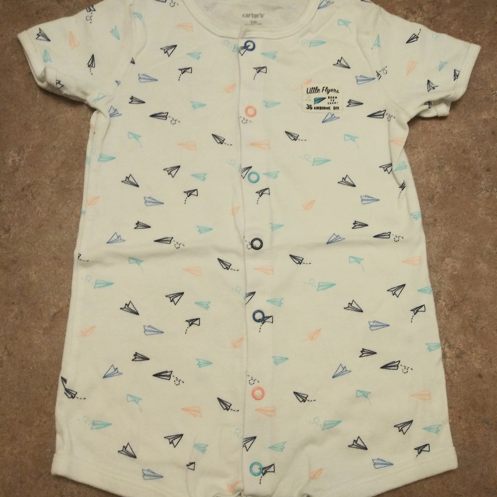Paper Planes Themed Baby Romper